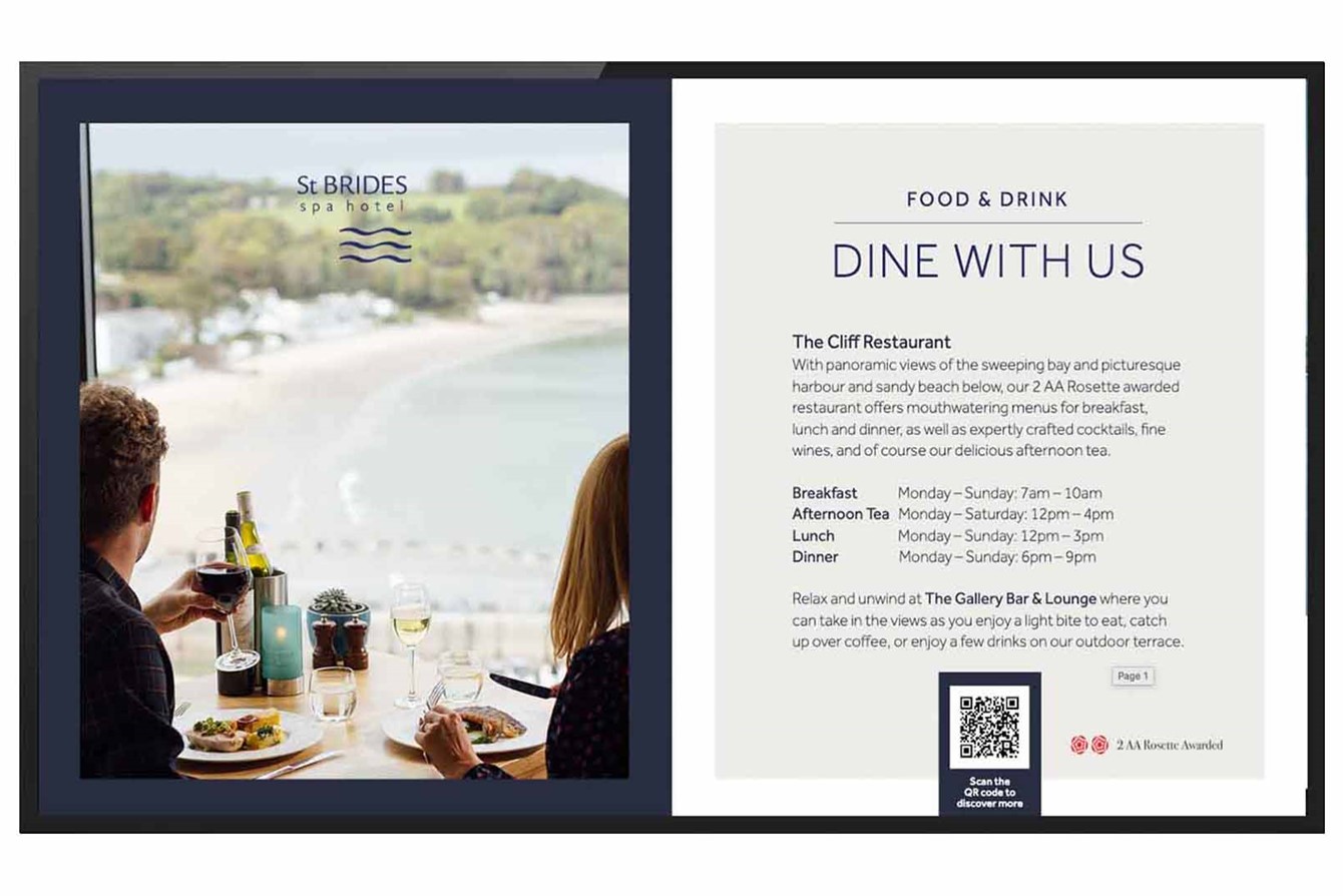 St Brides Dine With Us Screen