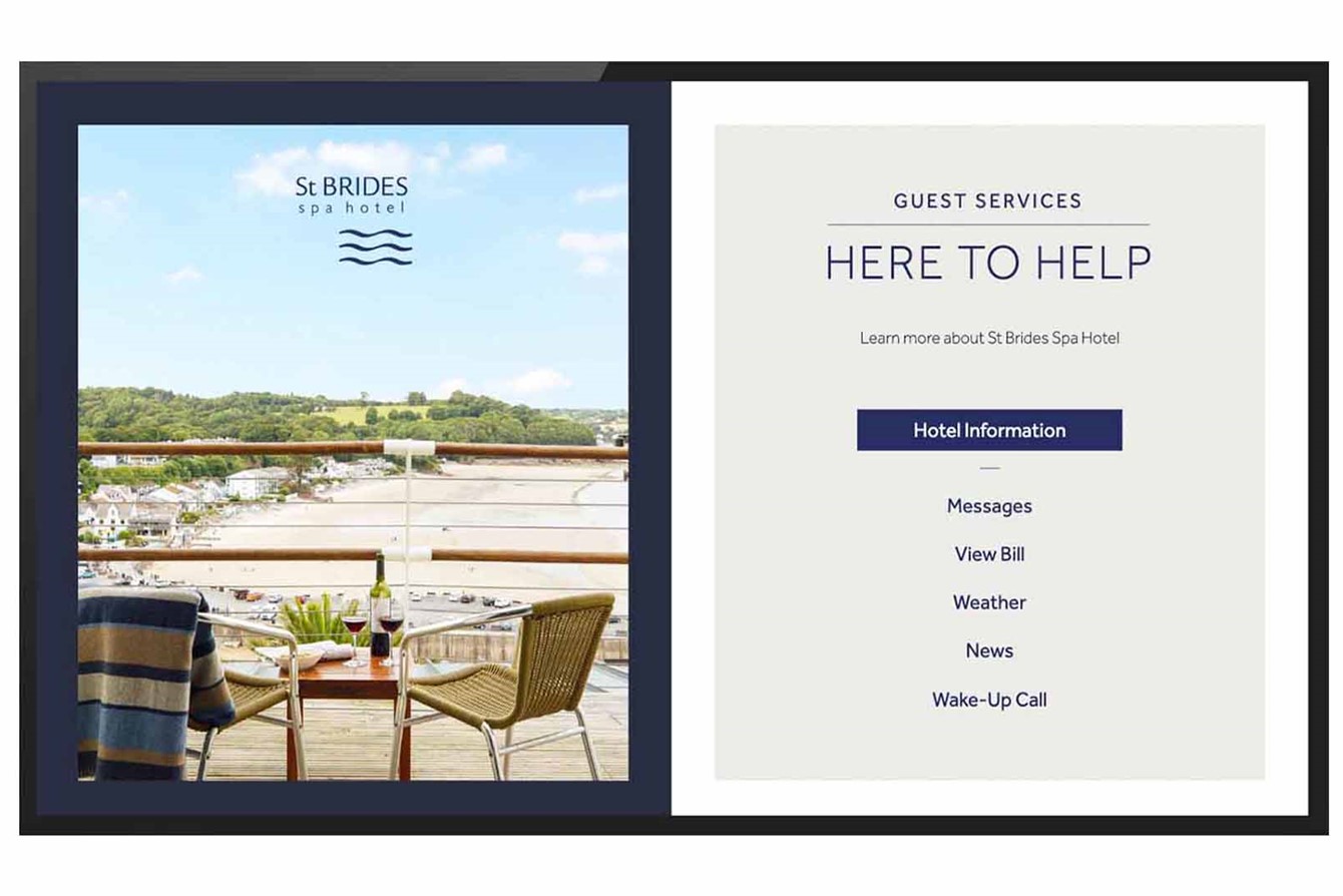 St Brides Weather Forecast Screen